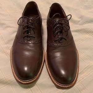 Aston Grey Collection - Brown Leather Shoes